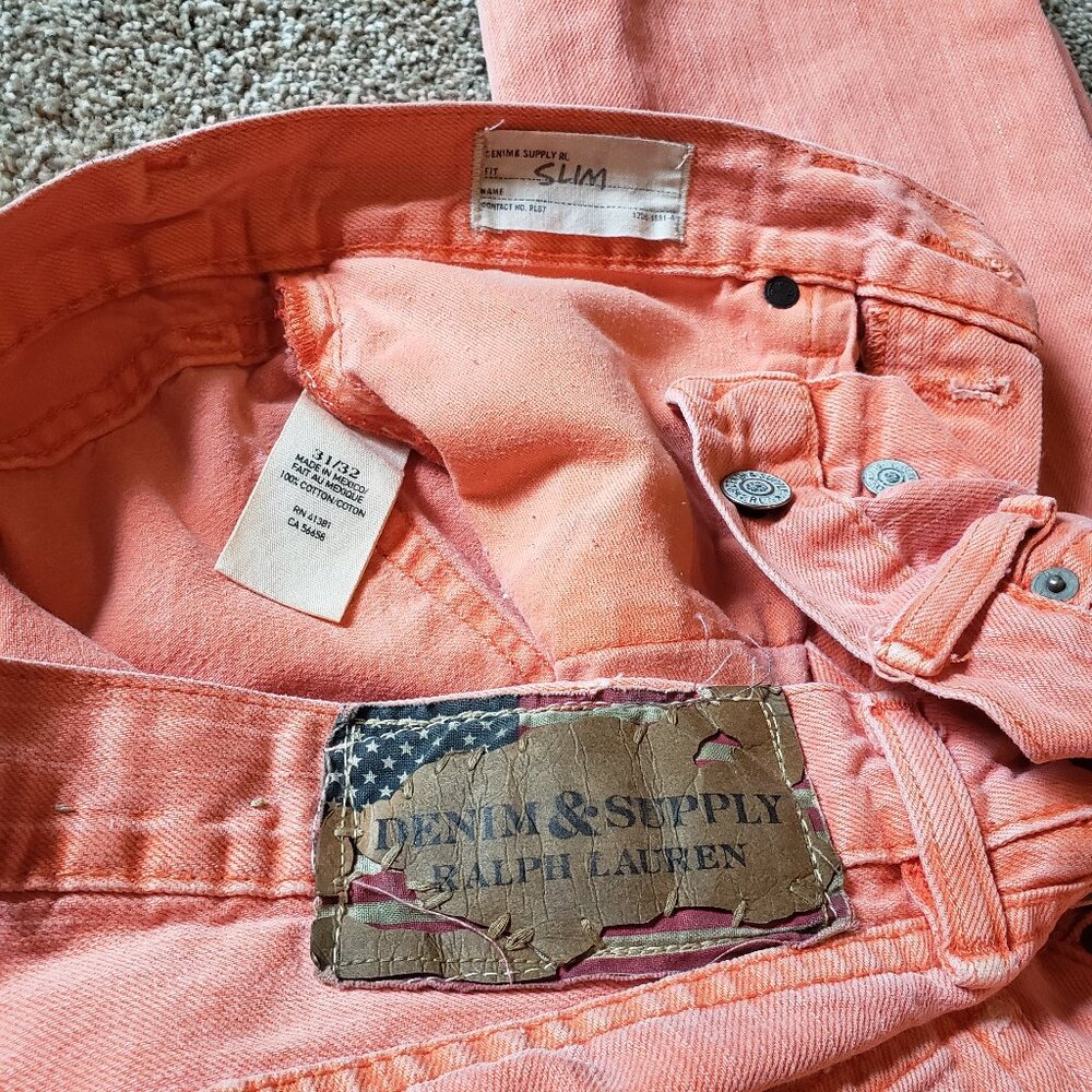 31x32 Slim Peach Jeans